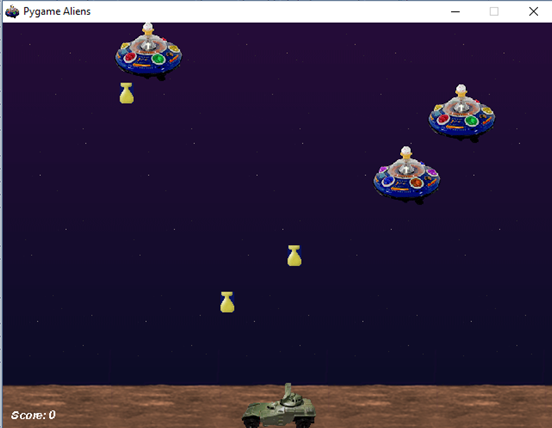 example program aliens.py